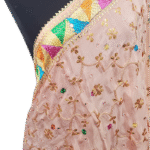 Pink Duppatta Exquisite Hand-Embroidered Phulkari